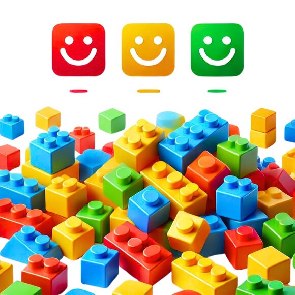 Kids Building Blocks Tumbler, Colorful Blocks tumbler, Block toy tumbler, - Picture 2 of 8